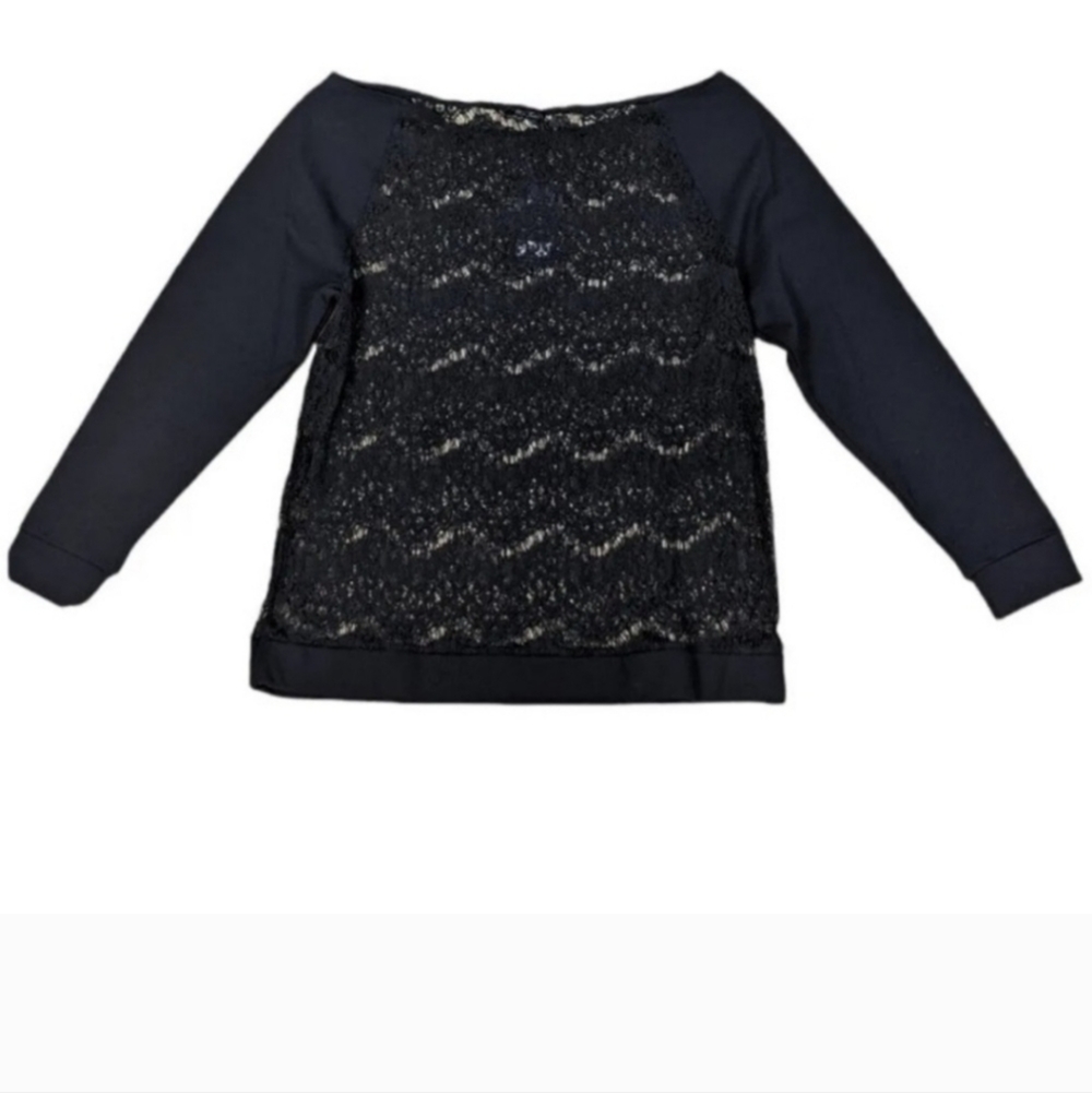 Poetic Justice Women's Black Off the Shoulder Lace Blouse size 1X New with tag